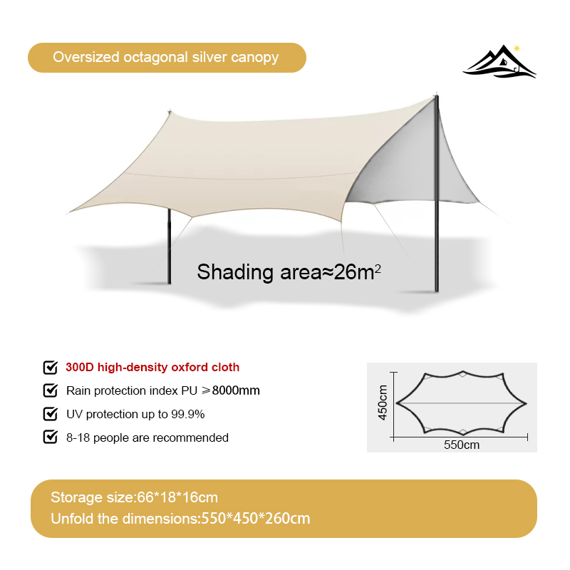 product/thickened-silver-coated-sunscreen-canopy.html